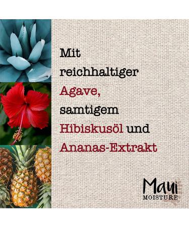 Maui Moisture Strength & Length Agave Conditioner 385ml | Nourishing Hair Care with Agave Hibiscus Oil & Pineapple Extract | Silicone-Free Moisturizing Formula - Buy Online on GoSupps.com