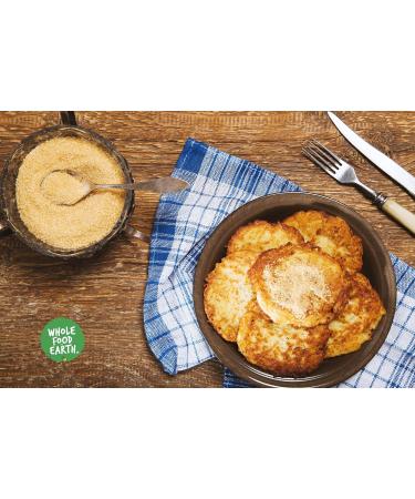 Wholefood Earth Organic Golden Cane Sugar 3kg - Raw, Unrefined, Vegan, GMO Free | Certified Organic - Buy Online on GoSupps.com