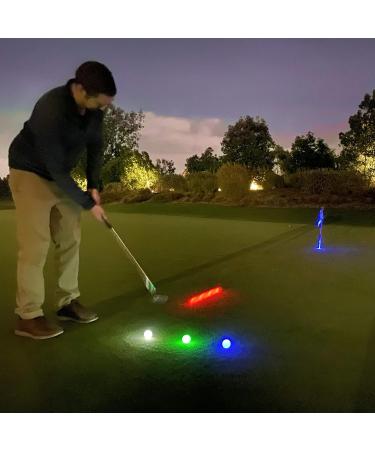 GoSports Light Up LED Golf Balls 12 Pack - Impact Activated with Timer | Glow in the Dark Golf Balls - Buy Online on GoSupps.com