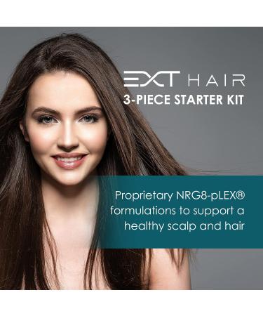 EXT 3 Piece Starter Set for Fine & Thinning Hair - Trial Size Shampoo, Conditioner, & Hair Booster - Buy Online on GoSupps.com