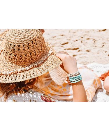 Boho Bracelet Hair Ties Stack - Cute Hair Tie Bracelets for Women - Buy Online on GoSupps.com