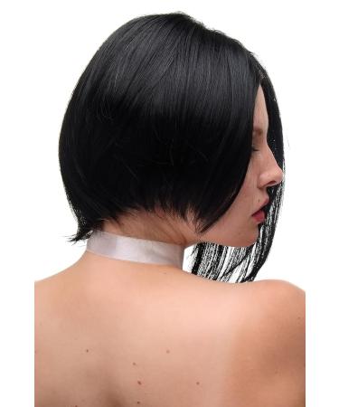 Shop WIG ME UP Women's Short Bob Wig - Boldly Parted Asymmetrical Black GF-W2202-1 | International Shipping Available - Buy Online on GoSupps.com
