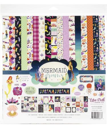 Echo Park Mermaid Dreams Collection Kit 12x12 - Multi | Vibrant Ocean-Inspired Scrapbooking Supplies - Buy Online on GoSupps.com