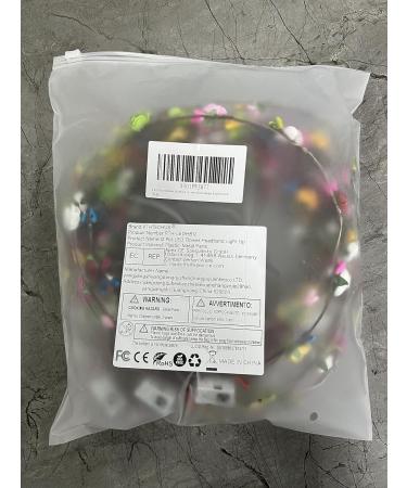 LED Flower Wreath Headband - 12pcs Floral Tiara Hair Jewelry for Festivals Birthdays Christmas & Weddings - Buy Online on GoSupps.com