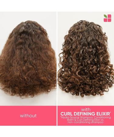 Biolage Styling Curl Defining Elixir 4.2 Fl. Oz - Frizz Control, Natural Shine, Paraben-Free, Vegan - Buy Online on GoSupps.com