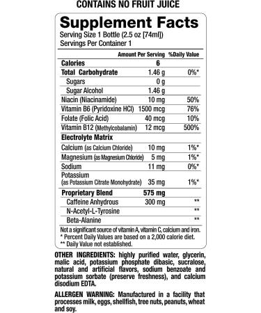 VPX Redline Power Rush 7-Hour Energy Max 300 Shot Supplement Peach Mango 2.5oz (Pack of 12) - Buy Online on GoSupps.com