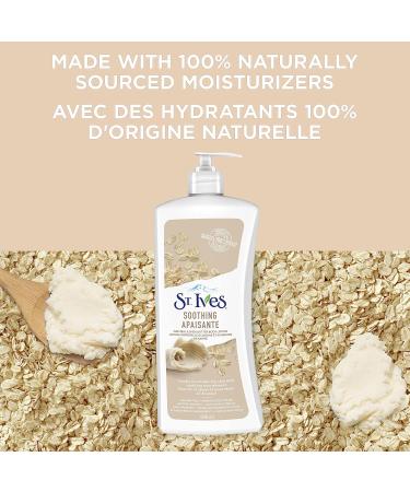 St. Ives Soothing Oatmeal & Shea Butter Body Lotion 4 x 600 mL 600 ml (Pack of 4) - Buy Online on GoSupps.com