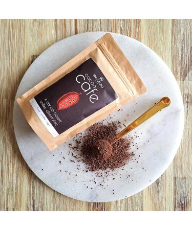 Cacao Cafe 200g | Coffee alternative (made from cacao) | For brewing in a cafetiere | Gentle Energy | Low Calorie | No Coffee | No Sugar | Antioxidants | Compostable Packaging - Buy Online on GoSupps.com