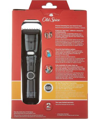 Old Spice Beard & Head Trimmer by Braun - Red/Black Quality Grooming Tool for Men Ships Internationally - Buy Online on GoSupps.com