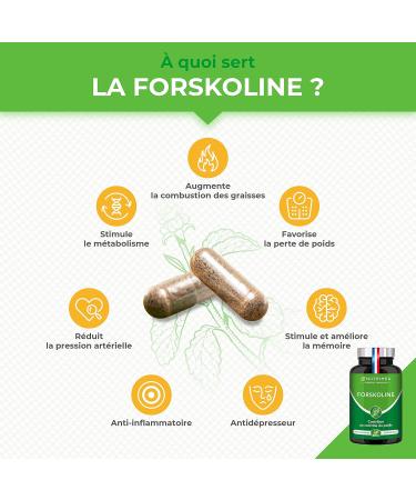 Forskolin Pure 100% Natural Fat Burner Suppressant Helps with Fast and Effective Weight Loss Accelerates Metabolism - Buy Online on GoSupps.com
