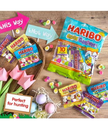 Easter Egg Gummy Sweets Multipack - Pack of 6 x 160g Fried Egg & Mini Eggs Fruit Flavour Gums with Soft Foam. Pick n Mix Sweets Bags for Easter Egg Hunt Easter Gifts for Kids with Topline Card - Buy Online on GoSupps.com