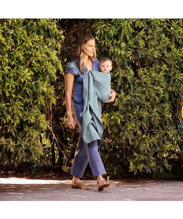 Moby Ring Sling Wrap Carrier | Versatile Hands-Free Support for Parents | Breathable Baby Wrap for Newborns to Toddlers | Supports 8-33 lbs | Fern - Buy Online on GoSupps.com