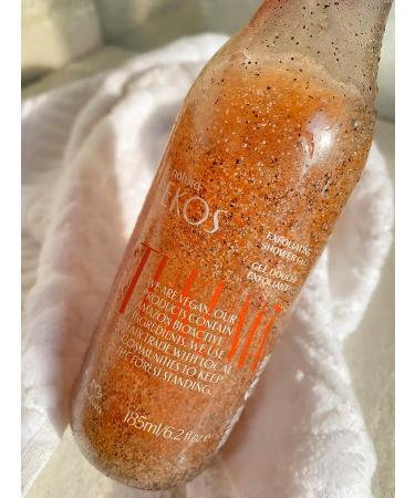 Natura Ekos Tukum Replenishing Exfoliating Shower Gel 185ml - Hydrating Body Wash - Buy Online on GoSupps.com