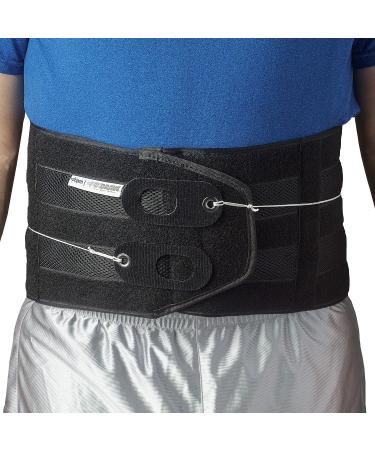 Aspen Quikdraw PRO Back Brace - Medium Black - Lumbar Pain Relief with Pulley System - Buy Online on GoSupps.com