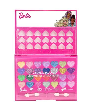 Townley Girl Barbie Beauty Compact Set - 28 Eye Shadows, 6 Lip Gloss, 4 Blushes | Makeup Kit for Kids Girls 6+ | Ideal for Parties, Sleepovers, Makeovers - Buy Online on GoSupps.com