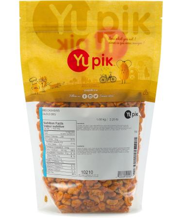 Yupik BBQ Cashews 1 kg 6 Count Kosher Vegan Roasted Salted Nuts Seasoned Nuts with Spices Unique Smoky Flavor Source of Protein & Iron Crunchy Savory Snacks 6 kg - Buy Online on GoSupps.com