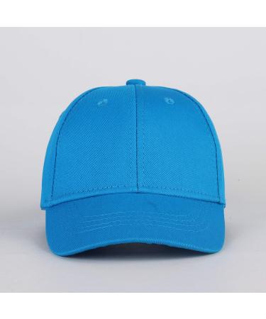 LANGZHEN 100% Cotton Kids Plain Baseball Cap Hat - Adjustable Sun Hat for Girls Boys 2-4 Years (Blue) - Buy Online on GoSupps.com