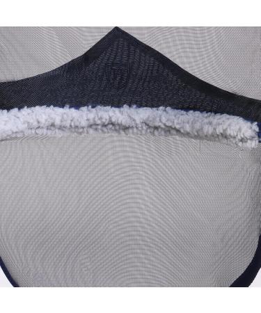 Harrison Howard Caremaster Pro Luminous Horse Fly Mask - Large Eye Space Long Nose with Ears UV Protection | Warmblut Marine (L) - International Shipping Available - Buy Online on GoSupps.com