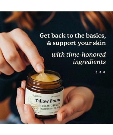 Beef Tallow Honey Balm | Face & Body | With Organic Honey Beeswax & Olive Oil | Face Moisturizer & Body Balm | Grass Fed Beef Tallow for Skin Support | Paraben BPA & Cruelty-Free | Unscented 2 oz 2oz - Buy Online on GoSupps.com