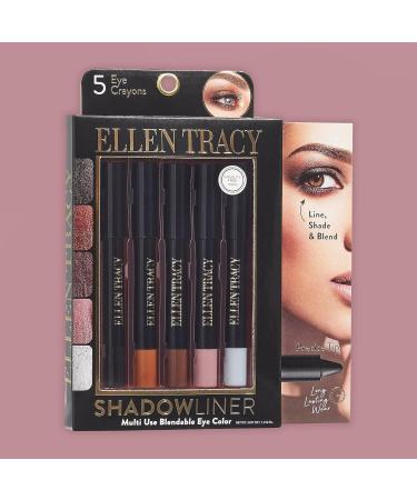ELLEN TRACY Eyeshadow & Liner Stick Set | 5-Piece Collection | Smudge-Proof Blendable & Long-Lasting | Vibrant Colors for Defined Eyes - International Shipping Available - Buy Online on GoSupps.com