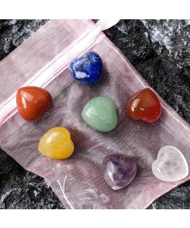 7pcs Crystals and Stones Set Crystal Set Box Natural Stone Gemstone Quartz Ornament Home Craft Mother's Day Present (Color : Q Size : 1 SET) 1 SET Q - Buy Online on GoSupps.com