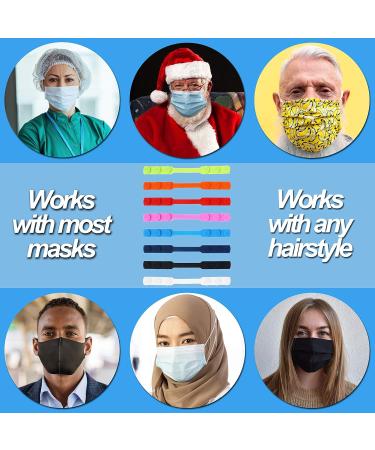 Ear Saver Face Mask Extender - Reusable Silicone Clip for All Masks (8 Pack) - Buy Online on GoSupps.com