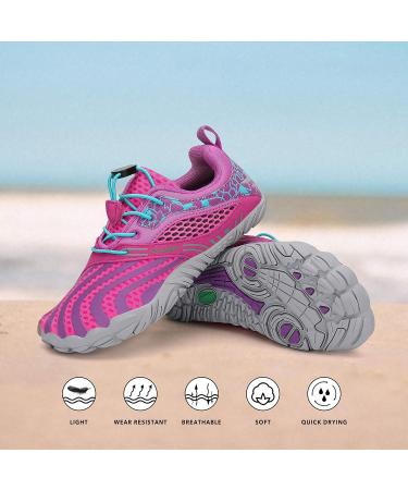SAGUARO Boys Girls Barefoot Shoes - Breathable Bathing Shoes for Children Size 24-36 EU Pink | International Shipping Available - Buy Online on GoSupps.com