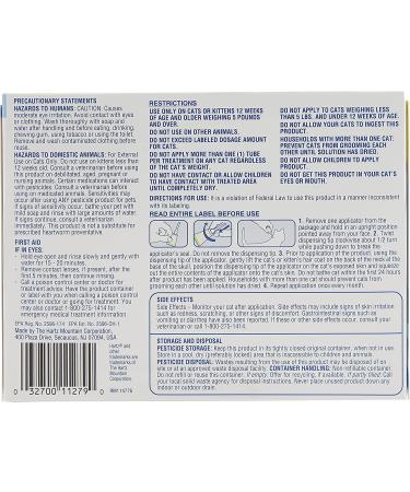 Hartz UltraGuard Pro Flea & Tick Prevention for Cats 5 lbs+, 6 Monthly Treatments - Buy Online on GoSupps.com
