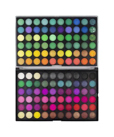 LaRoc Makeup Eyeshadow Palette/Makeup Palette Set of 120 Colours in Neutral Bold and Bright Eyeshadow Palettes Summer Tones Make Up Palette High Impact Professional Pigmented Make-up Palettes