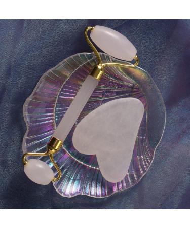 Buy Pink Crystal Jade Facial Roller Massager - Lifting & Firming Face Beauty Stick - Shop Internationally - Buy Online on GoSupps.com