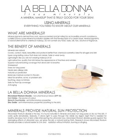 La Bella Donna Loose Mineral Foundation SPF 50 | 10g - Nicoletta - Buy Online on GoSupps.com