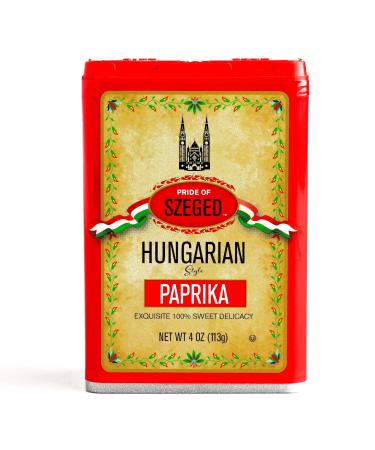 Szeged Sweet Paprika 4 oz each (1 Item Per Order) 4 Ounce (Pack of 1)
