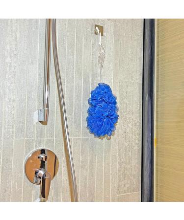 Long Handle Loofah Back Scrubber for Shower - Exfoliating Bath Body Brush for Men and Women - Soft Nylon Mesh Sponge On a Stick - 2 Pack Blue - Buy Online on GoSupps.com
