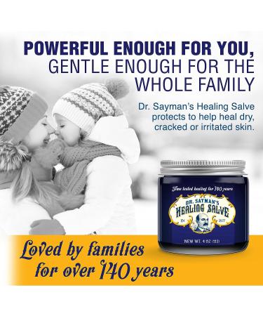 Dr. Sayman's Healing Salve 4oz - Original Skin Care Ointment for Dry and Sensitive Skin - Buy Online on GoSupps.com