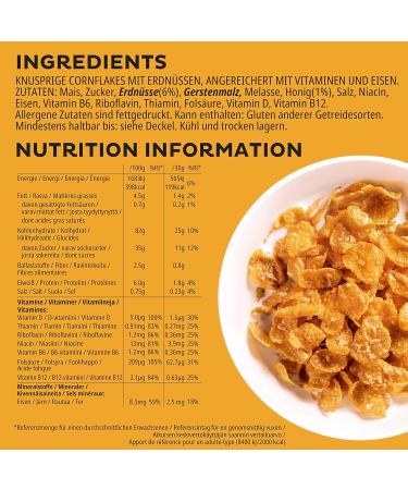 Kellogg Europe Germany Kelloggs Crunchy Crunchy Crunchy Cornflakes Single Pack 1 x 720g - Buy Online on GoSupps.com