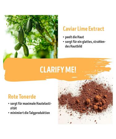 Clarify Me! Facial Mask - Red Clay & Caviar Lime for Smooth Radiant Skin - 50 ml | International Shipping Available - Buy Online on GoSupps.com