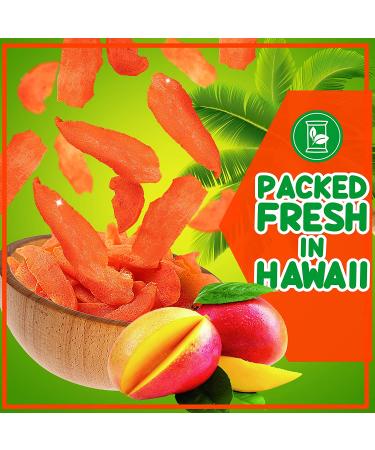 Asia Trans Li Hing Mui Dried Mango | Hawaiian Favorite | Naturally Sweet Dried Fruit Candy with Asian Plum Powder 12 Ounce (Pack of 1) - Buy Online on GoSupps.com