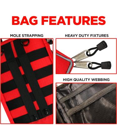 Ever-Ready Premium Trauma First Aid Kit - 240 Pieces for Home Workplace & Outdoor | OSHA & ANSI Compliant | Bonus Travel Kit Included - Buy Online on GoSupps.com