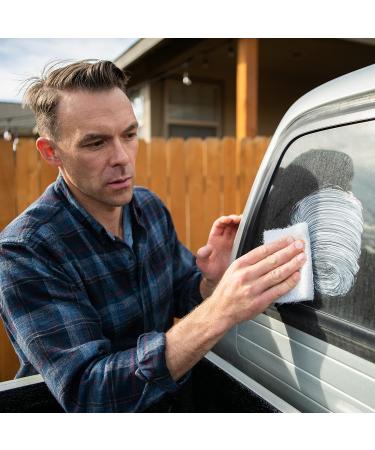 GlasWeld ProClean Hard Water Spot Remover Kit for Water Spots on Glass Metal & More - Includes Applicator Pad - Water Stain Remover for Glass Shower Door Cleaner & Car Window - Buy Online on GoSupps.com