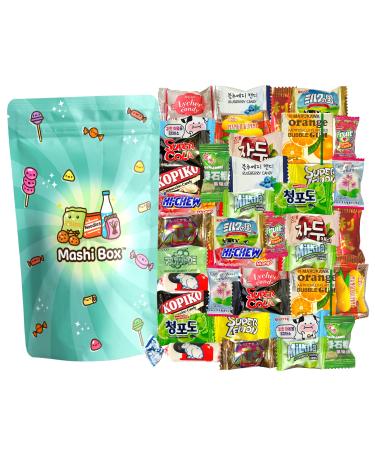 Mashi Box Asian Candy Mystery Variety Pack | 40 PCS | Japanese Candy, Chinese Candy, Vietnamese Candy, Korean Candy Mix