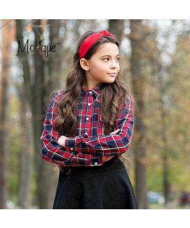 Motique Accessories White Satin Knot Headband - Stylish Women's Hair Accessory - Buy Online on GoSupps.com