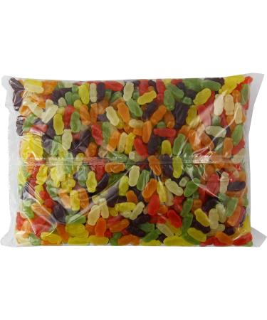 HARIBO Mini Jelly Babies Bulk Bag 3 kg (Pack of 1) 11150 & Yellow Belly Giant Snakes Yellow Bellies Bulk Sweets 3kg 3 kg (Pack of 1) + Yellow Bellies Bulk Sweets - Buy Online on GoSupps.com