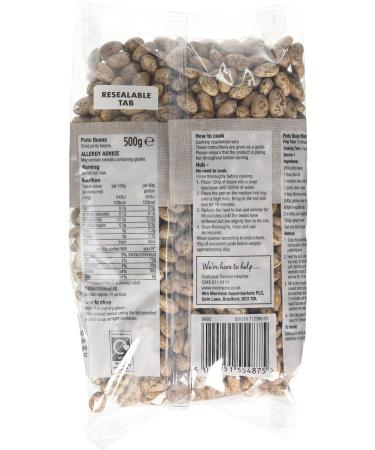Morrisons Pinto Beans 500g - Authentic Mexican Beans for Delicious Recipes - Buy Online on GoSupps.com