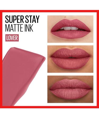 Maybelline Super Stay Matte Ink Lipstick + Lip Liner Bundle - Lover & Almond Rose - Buy Online on GoSupps.com