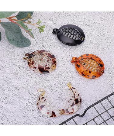 Molain 6-Piece Mini Banana Hair Clips Set for Women and Girls - Resin Fishtail Hair Combs - Multicolor Hair Accessories - Buy Online on GoSupps.com