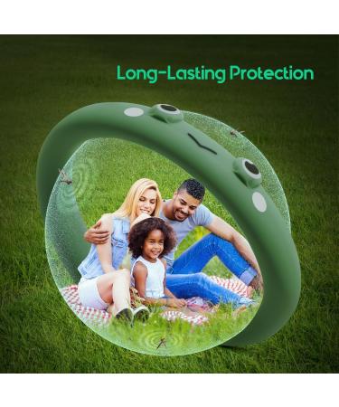 Mosquito Repellent Bracelets for Kids & Toddlers - Reusable DEET-Free Waterproof Insect Bands for Outdoor Travel - Green - Buy Online on GoSupps.com