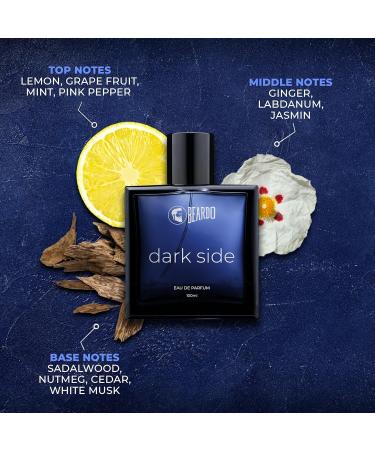 Beardos Dark Side Perfume for Men 100ml | Fresh Woody PREMIUM | Men Long Lasting Perfume for Date night fragrance | Body Spray for Men - Buy Online on GoSupps.com