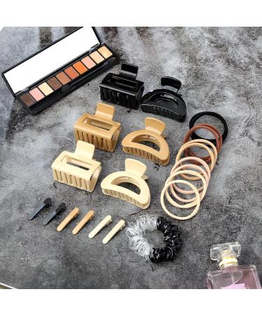 YIERSO 72 Pcs Medium Claw Hair Clips Set for Women - Rectangle Hair Claw Clips for Thin, Medium, Thick Hair - Nonslip Hair Jaw Clips - Styling Accessories - Buy Online on GoSupps.com