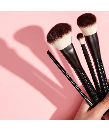 Nyx Professional Makeup Brush Set - Premium Synthetic 4-Piece Face & Eye Brush Kit in Black for Flawless Blending - Buy Online on GoSupps.com