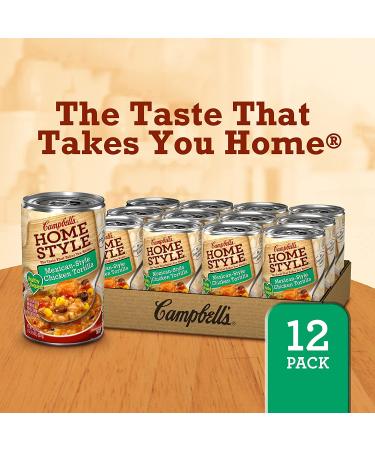 Campbell's Homestyle Healthy Request Mexican Style Chicken Tortilla Soup 18.6 Oz Can (Case of 12) - Buy Online on GoSupps.com